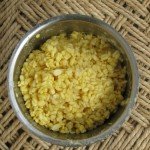Moong Daal after soaked in water